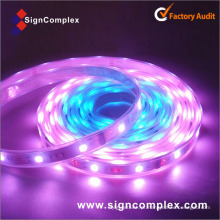 Luzes exteriores impermeáveis ​​de nylon impermeáveis ​​magros da corda do diodo emissor de luz IP65 da venda 50com Signcomplex com CE RoHS